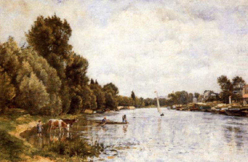 Stanislas lepine The Seine near Argenteuil china oil painting image
